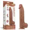 Реалистичный фаллоимитатор Sliding-Skin Dual Layer Dong 14", 36 см