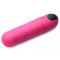 BANG! Vibrating Bullet Pink - Вибропуля с пультом Д/У, 7,6 см (розовый)