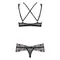Obsessive 873-SEA-1 set - комплект сексуальної білизни, S/M (чорний)