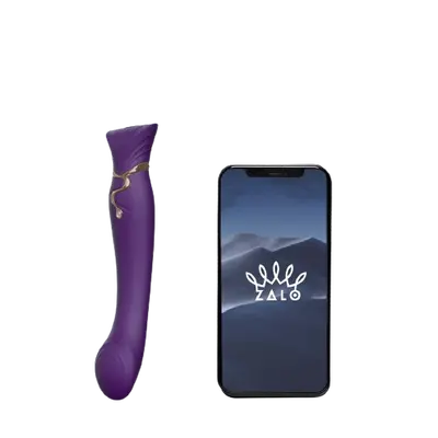 Zalo Queen Set Pulse Wave Clit Stim - Премиальный вибратор для клитора с насадкой для вакуумной стимуляции, 21.6х3.5 см (фиолетовый) Zalo Queen Set Pulse Wave Clit Stim - Премиальный вибратор для клитора с насадкой для вакуумной стимуляции, 21.6х3.5 см (фиолетовый)