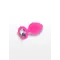 Toy Joy Large Diamond Booty Jewel - Пробка анальна, 9х4 см (рожева)