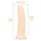 Фалоімітатор з ароматом ванілі - Toyz4lovers Delicious Dildo Vanilla, 19,5 см