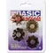 Basic Essentials 4 Pack-Smoke - Набор из четырех колец на пенис Basic Essentials 4 Pack-Smoke - Набор из четырех колец на пенис