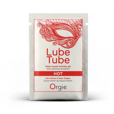 Orgie Lube Tube Hot сашет согревающая смазка для секса, 2 мл