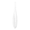 Satisfyer Twirling Fun White точечный вибратор для клитора, 17.5х3.2 см (белый)