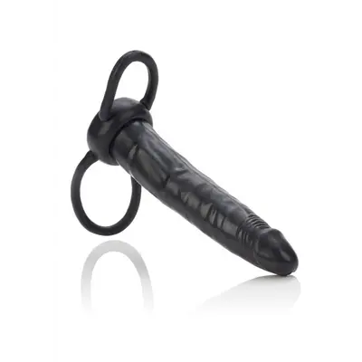 California Exotic Novelties Accommodator Dual Penetrators - Насадка для подвійного проникнення, 15.5х3 см (чорна)
