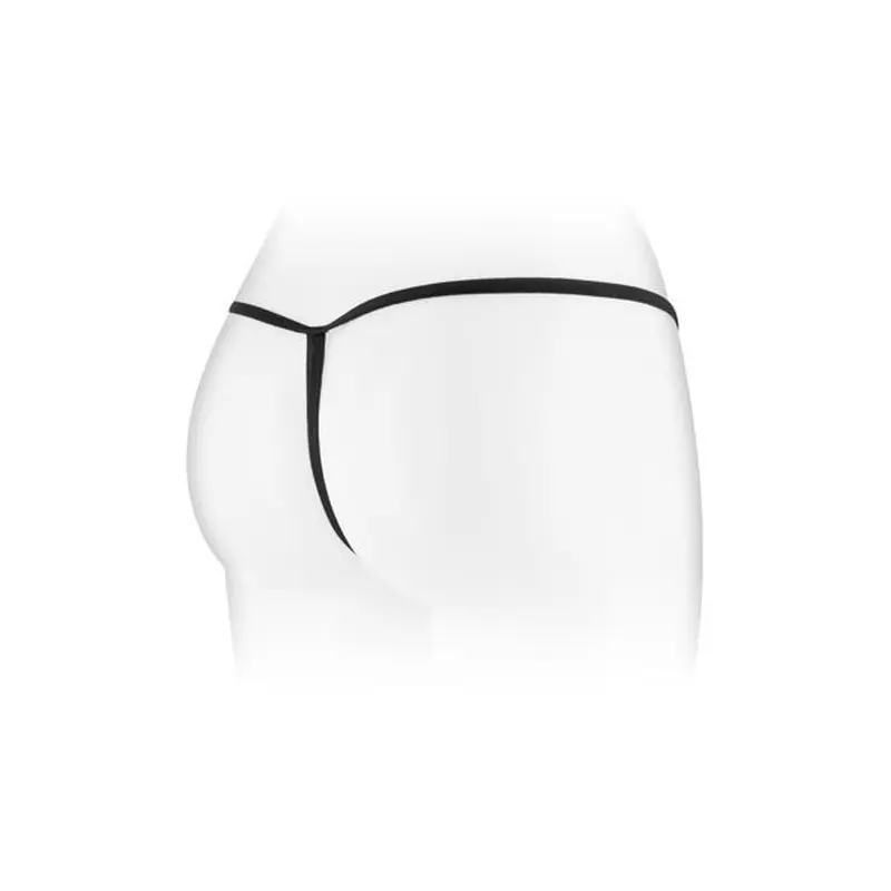 Fashion Secret Danuta Black - трусики-стринги с доступом, S-L (чёрные) Fashion Secret Danuta Black - трусики-стринги с доступом, S-L (чёрные)