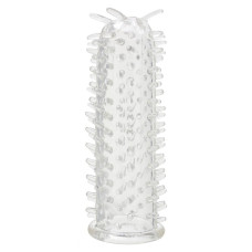 Toy Joy Seduction Sleeve Clear - Насадка на пенис с шипиками, 11х2.5 см