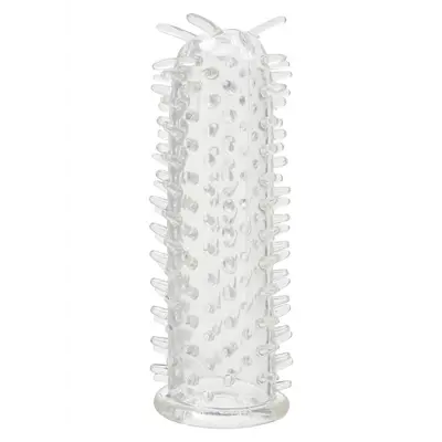 Toy Joy Seduction Sleeve Clear - Насадка на пенис с шипиками, 11х2.5 см Toy Joy Seduction Sleeve Clear - Насадка на пенис с шипиками, 11х2.5 см