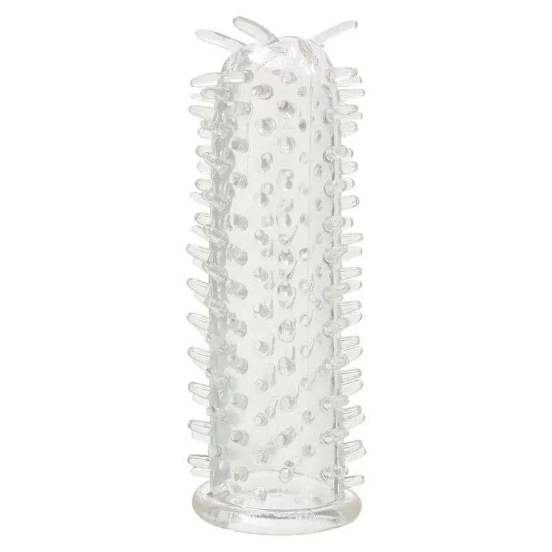 Toy Joy Seduction Sleeve Clear - Насадка на пенис с шипиками, 11х2.5 см