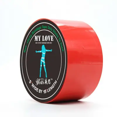 Loveshop My Love Red - Самоклеюча бондажна стрічка, 15 м (червоний)