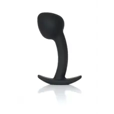 Анальна пробка Boys of Toys Silicone Black Curved Plug - розмір L