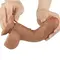 Реалистичный фаллоимитатор Sliding-Skin Dual Layer Dong 7", 18,3 см