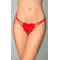 SoftLine G-String 2480 - Трусики-стрінги із серцем, S-L (червоний)