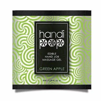 Вкусовой гель для орально-мануальных ласк Sensuva Handipop Green Apple, 6 мл (яблоко)
