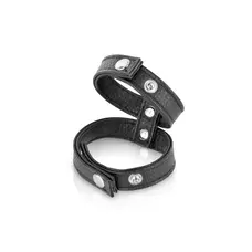 Fetish Tentation Double Сockring - подвійне ерекційне кільце з обхватом для мошонки