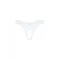 Obsessive Heavenlly crotchless thong - эротические стринги с открытой промежностью, XS/S (белый)