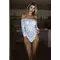 Еротичне боді-бодістокінг Leg Avenue Snap crotch thong back teddy, S/M