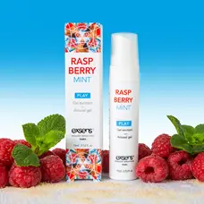 EXSENS Kissable Raspberry Mint - Стимулирующий гель для клитора или оральных ласк,15 мл (клубника)