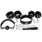 Набір БДСМ аксесуарів Erospace Wild Play BDSM Set 5 предметів
