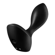 Satisfyer Backdoor Lover - Анальная пробка с вибрацией, 11,5х3,3 см, (черная)