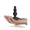 Rocks Off Petite Sensations Bubbles Black - анальний вібратор, 8.5х2.8 см (чорний)