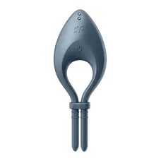 Satisfyer Bullseye - ласо з вібрацією, 4.9х2.5 см (сірий)