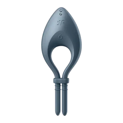 Satisfyer Bullseye - ласо з вібрацією, 4.9х2.5 см (сірий)