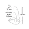 Shunga - Soyo Intimate Massager - Вибратор, 17х3.7 см (розовый)