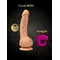 Gvibe Greal Mini - Мини-версия реалистичного вибратора из Bioskin, 13х3,2 см (телесный)