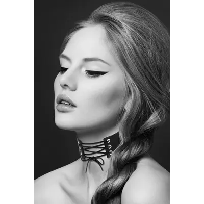 Bijoux Pour Toi Lacet - чокер зі шнурівкою з екошкіри