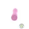 Fuck Green Pink Vegan Vibrator - Вибратор, 17 см (розовый)