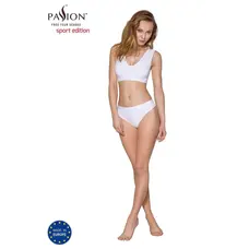Passion PS005 Top - Спортивний топ з еластичної бавовни, S (білий)