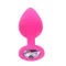 Toy Joy Large Diamond Booty Jewel - Пробка анальная, 9х4 см (розовая)