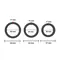 Набір ерекційних кілець - Erospace Men’s Play Set Of 3 Cock Rings B9
