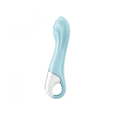 Satisfyer Air Pump Vibrator 5+ - Вібратор (бірюзовий)