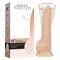 Addiction - Naked - 8" Rotating & Vibrating Dildo with Remote - Vanilla - Фалоімітатор з вібрацією та ротацією, 21.5х4.2 см