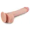 LoveToy Dual-Layered Liquid Silicone Nature Cock Flesh 8,5" - Реалістичний фалос на присосці, 22х3.8 см