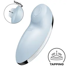 Кліторальний вібратор із пульсацією Satisfyer Tap & Climax 2