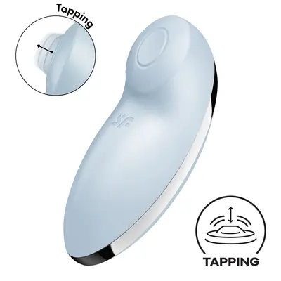 Кліторальний вібратор із пульсацією Satisfyer Tap & Climax 2