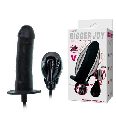 LyBaile - Inflateable Vibrating Dong - Надувний фалоімітатор з вібрацією, 15.5х4 см