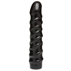 Doc Johnson CodeBlack - 8 Inch Raging - фалоимитатор, диаметр 20х3.8 см (чёрный)