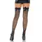 Leg Avenue - Bow backseam thigh highs - Жіночі панчохи в дрібну сіточку, O/S