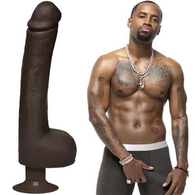 Реалистичный вибратор Doc Johnson Safaree Samuels, 29,8 см