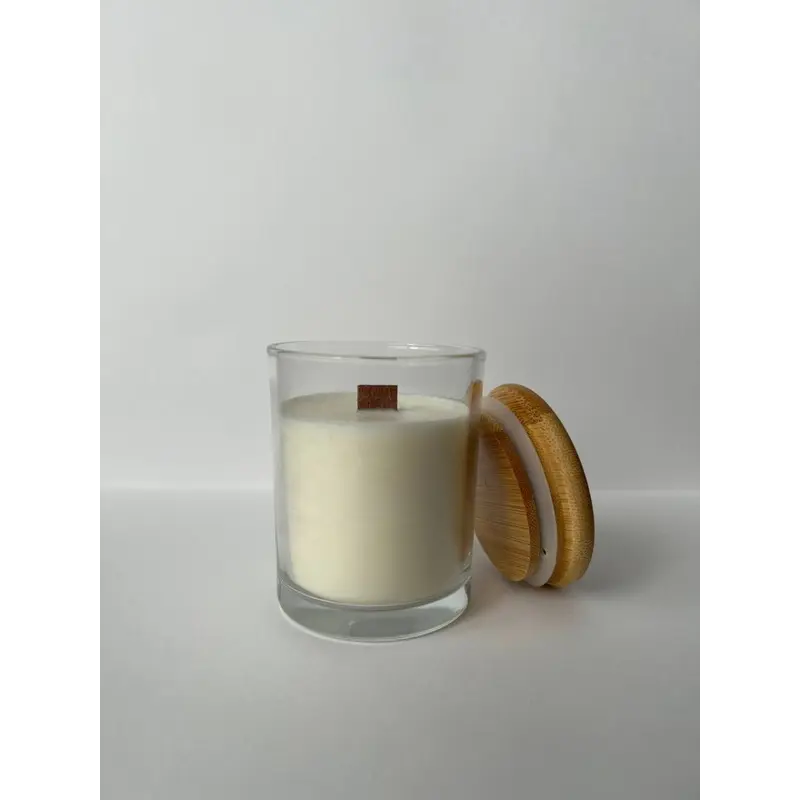 Glowing fire - Свеча соевая в стакане, 10х6.5 см (прозрачный стакан) Glowing fire - Свеча соевая в стакане, 10х6.5 см (прозрачный стакан)