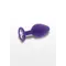 Toy Joy Medium Diamond Booty Jewel - Пробка анальная, 8х3.5 см (фиолетоввая)