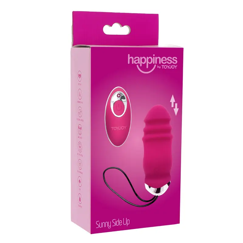 TOYJOY Sunny Side Up And Down - Виброяйцо с дистанционным пультом управления, 8,9х3.3 см (розовый) TOYJOY Sunny Side Up And Down - Виброяйцо с дистанционным пультом управления, 8,9х3.3 см (розовый)