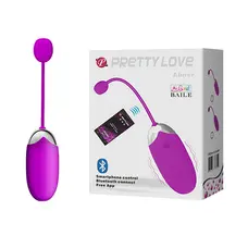 Pretty Love Abner Smartphone Control - Виброяйцо, 7,5х3.3 см (розовый)