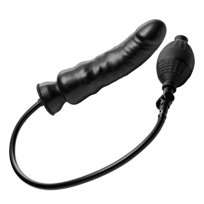 Master Series Renegade Inflatable Dildo - Надувной фаллоимитатор, 19,5 см (черный)
