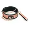 Широкий ошейник с поводком Liebe Seele Rose Gold Memory Collar with Leash